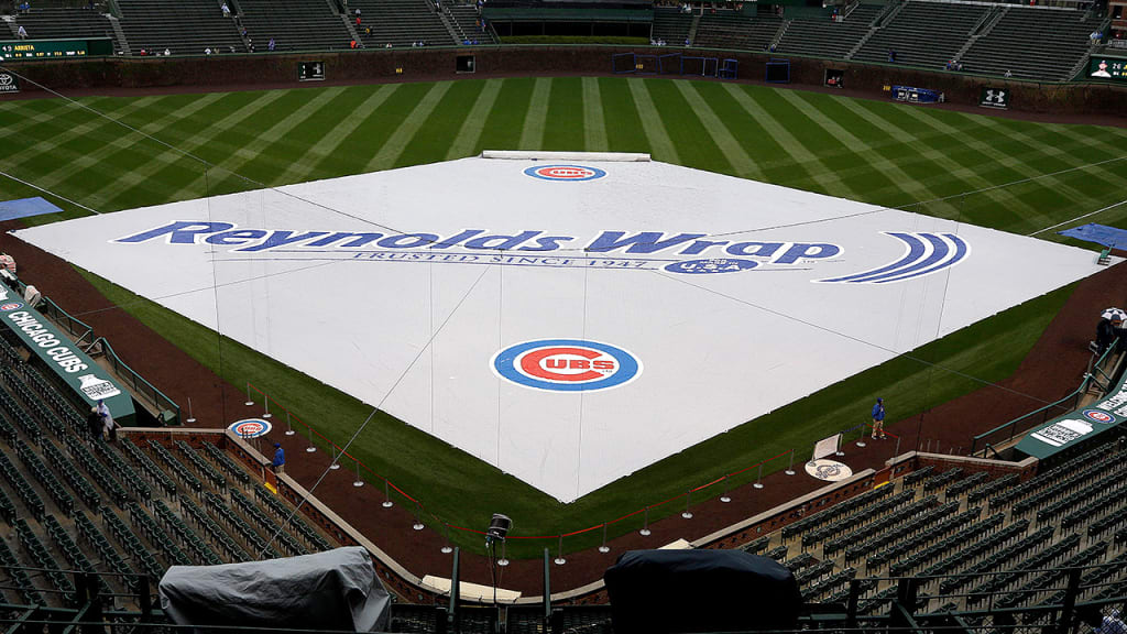 The Brewers-Cubs game scheduled for Wednesday night at Wrigley Field was postponed before first pitch. (AP)