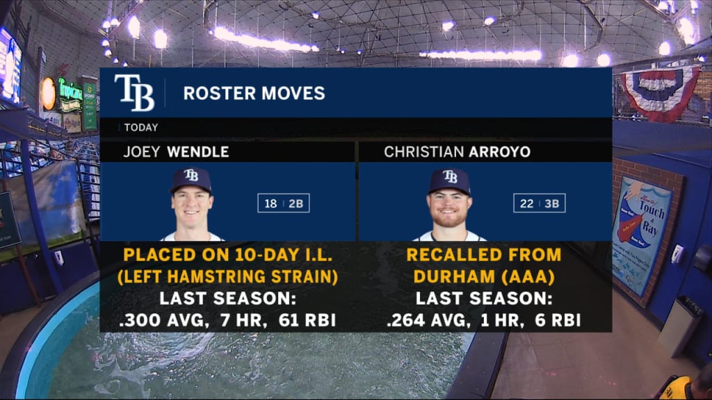 Wendle placed on 10-day IL