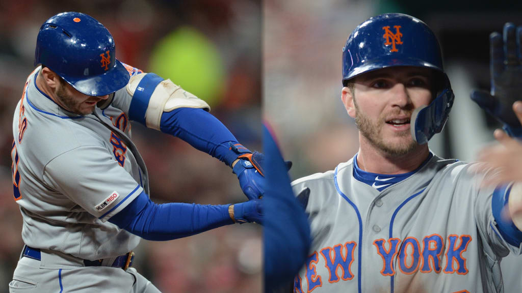 Photo: New York Mets Pete Alonso Hits Two Run Home Run - SLP2023081721 