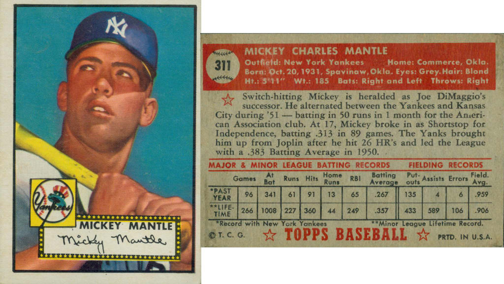 Mickey Mantle Baseball Card Sells for Record $5.2 Million