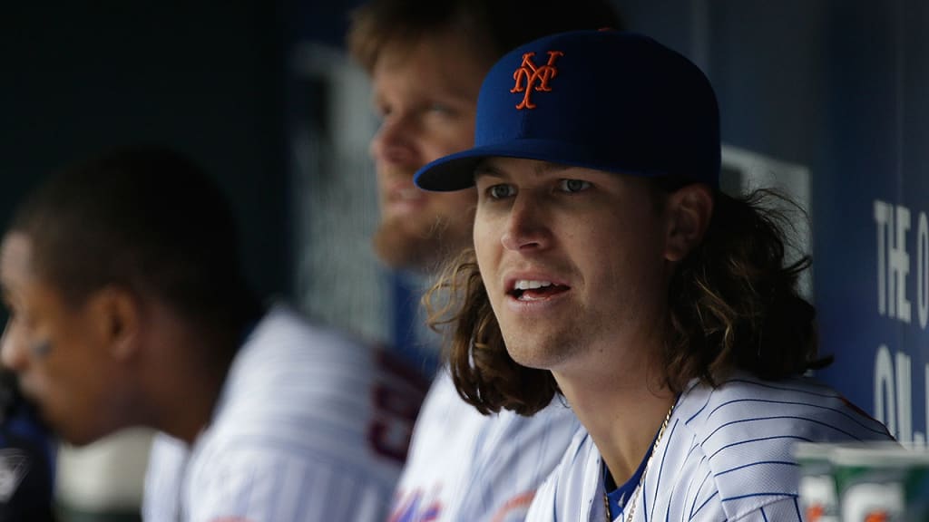 Jacob deGrom threw 71 pitches on Tuesday. (AP)