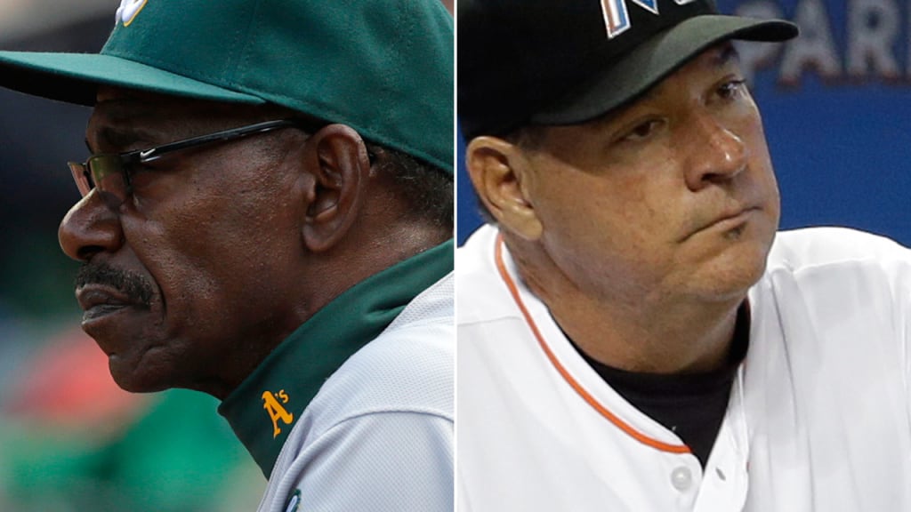 Ron Washington (left) won two AL pennants as a manager. Chuck Hernandez is with his 4th team as pitching coach. (AP)