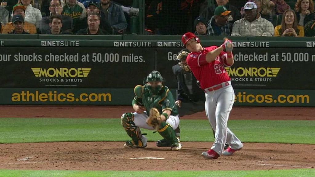 Trout's two-run blast