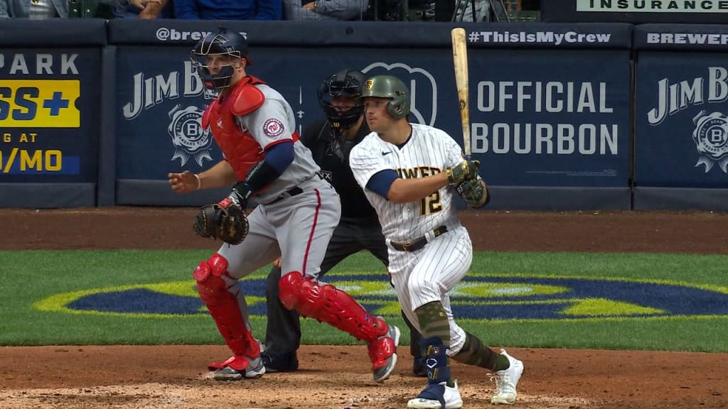 Hunter Renfroe starts pivotal play at the plate vs. Nationals