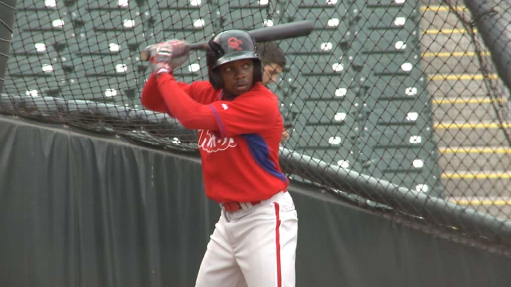 26 Feb 2016: Top prospect J. P. Crawford during the Phillies Photo