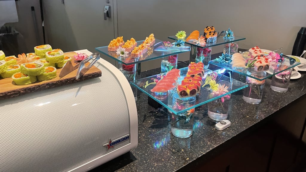 Sushi and sashimi from Daruma. Sadly, I never managed to try these.