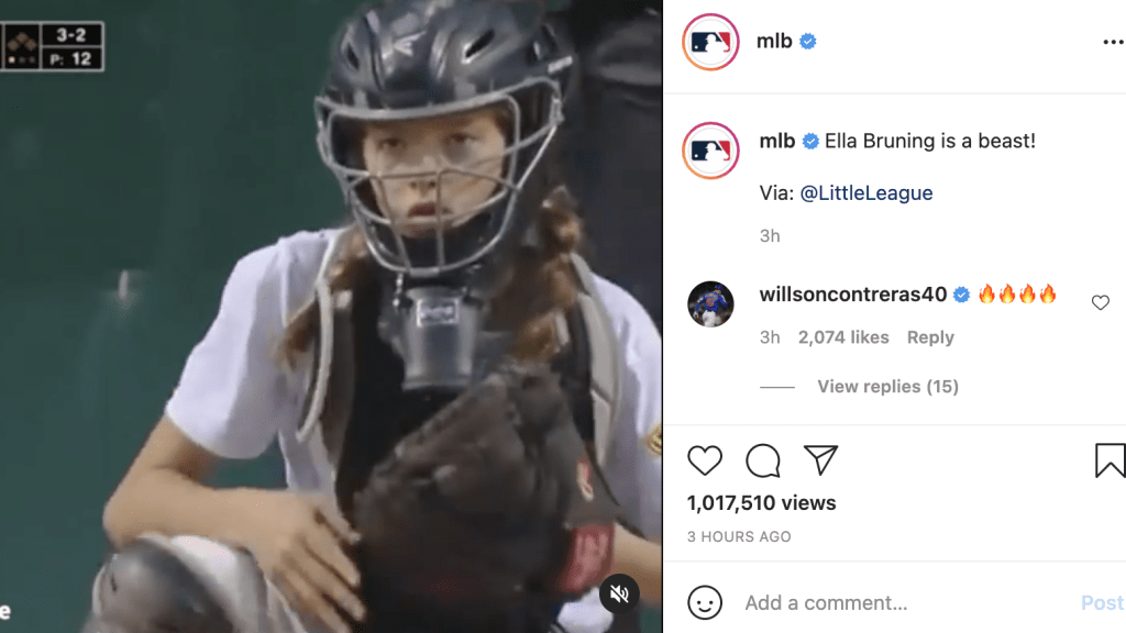 Ella Bruning is Texas West Little League's star catcher