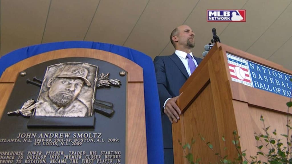 John Smoltz still in awe of Hall of Fame