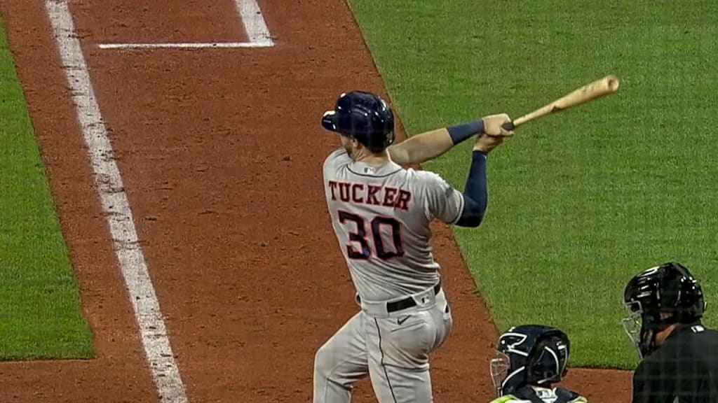 Houston Astros center fielder Jake Meyers (6) gets interviewed