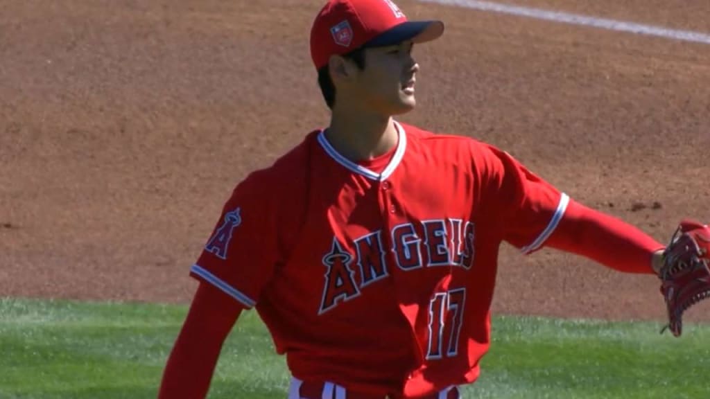 Ohtani strikes out 5 in spring mound debut for Angels