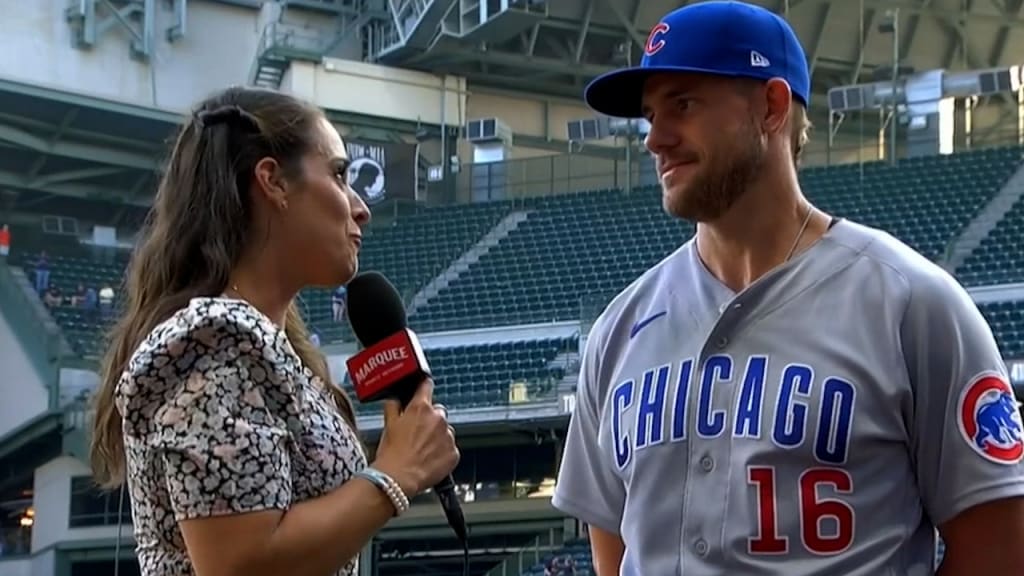 Cubs' Patrick Wisdom comes up big in final home game – NBC Sports Chicago