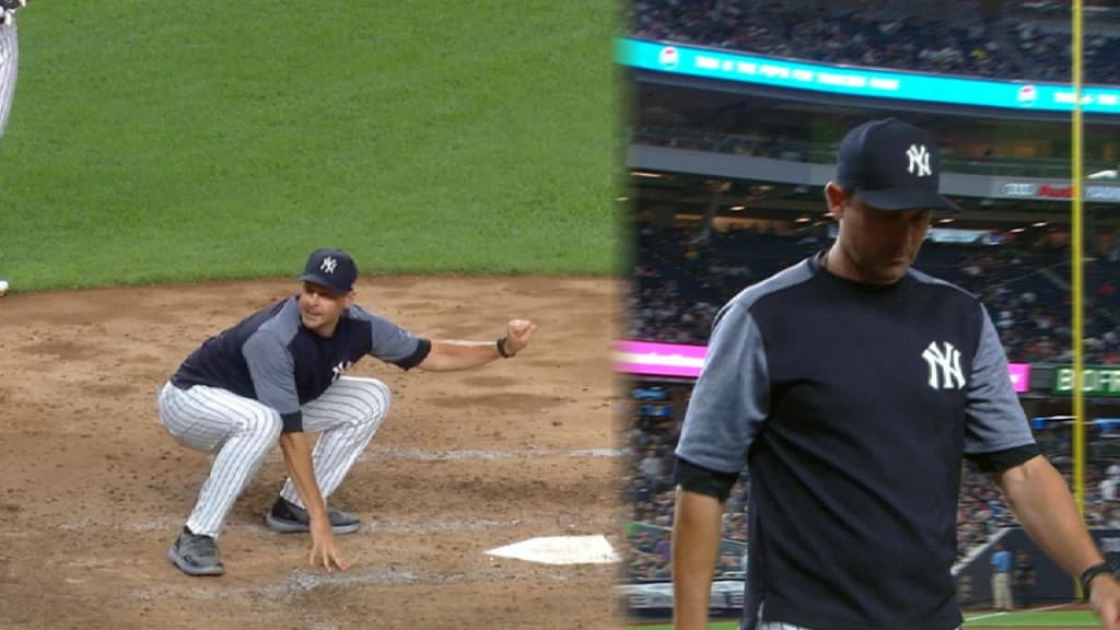 Yankees manager Aaron Boone ejected for 7th time this season, tied