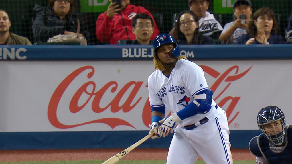 ESPN - Vlad Guerrero Jr. hit his first two home runs of his MLB career with  the Toronto Blue Jays in the same park his dad, Vladimir Guerrero, won the  2007 Home