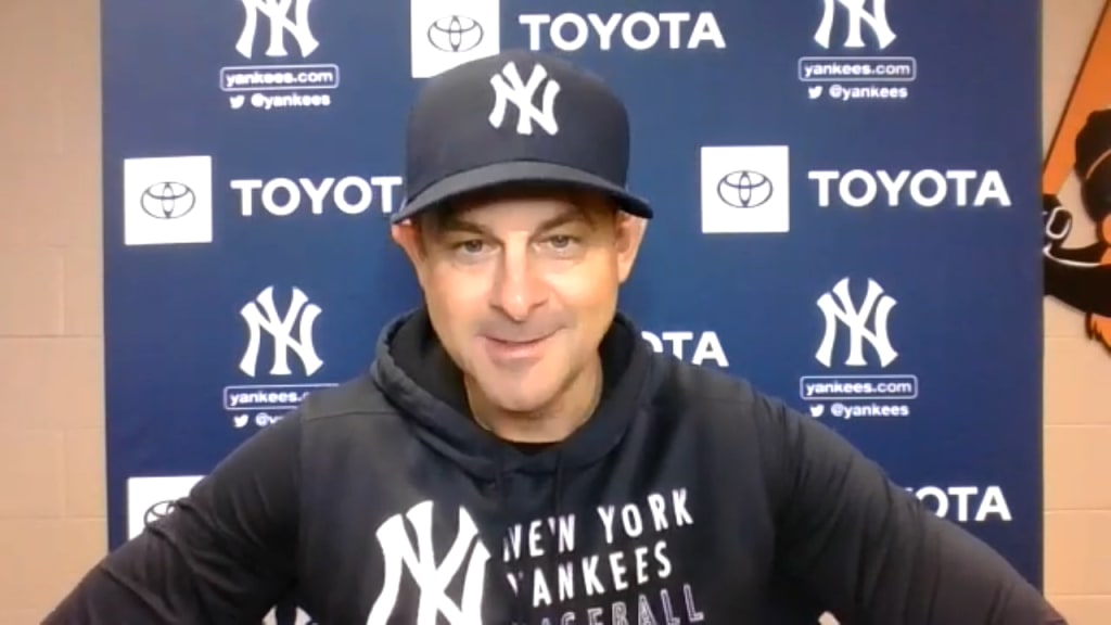 Aaron Boone on the 7-2 win
