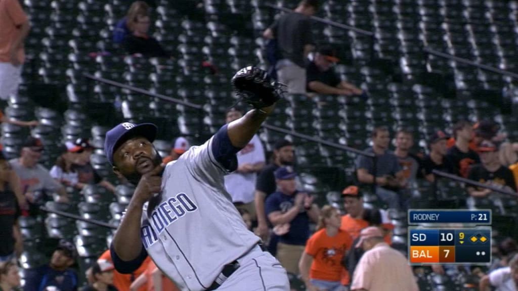 Men's National League Miami Marlins #56 Fernando Rodney Brown 2016