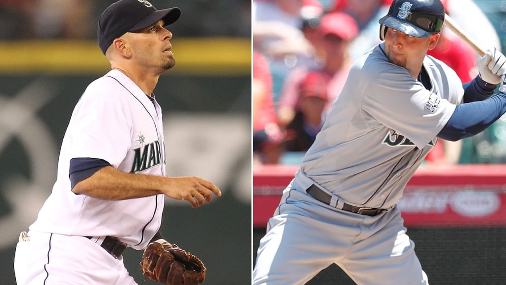 Chris Woodward and Josh Bard both played in the Seattle organization. (Getty)