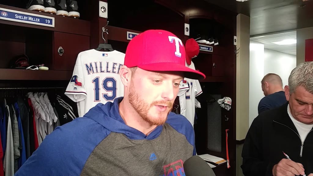 Miller on his debut with Rangers