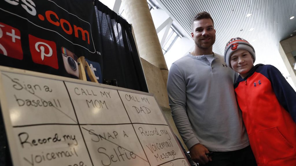 Chris Davis and his teammates attended FanFest, expressing their desire for a deeper run in the postseason. (Orioles)