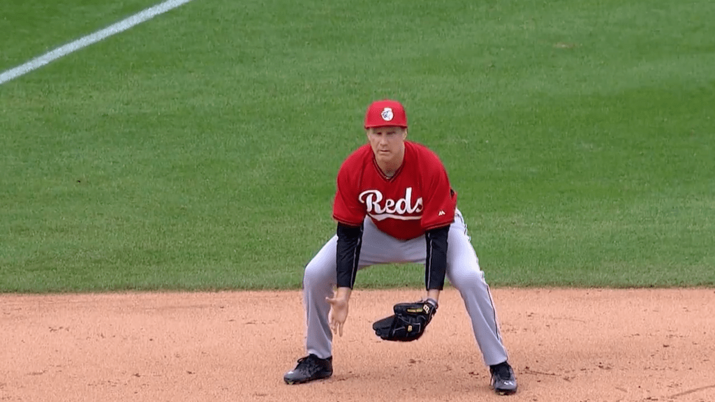 Sold at Auction: 2015 Will Ferrell Cincinnati Reds Spring Training