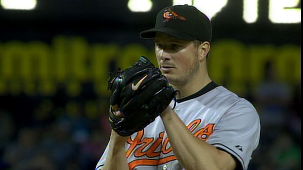 Baltimore Orioles batter Brady Anderson watches his Major League