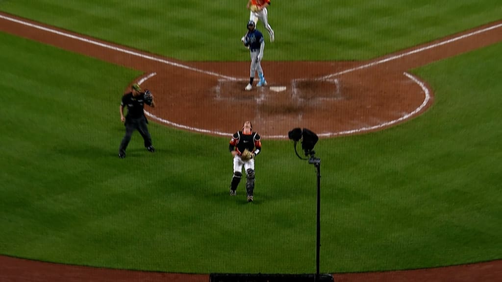 Orioles' Adley Rutschman Records First MLB Hit, Triples Against Tampa Bay  Rays - Fastball