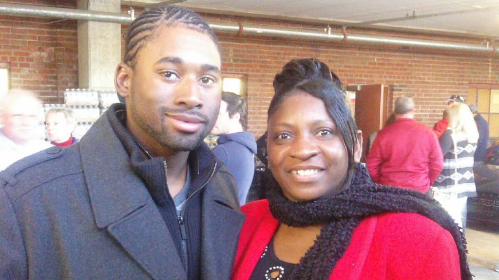 Jackie Bradley Jr with his family  Boston red sox, Jackie, Couple