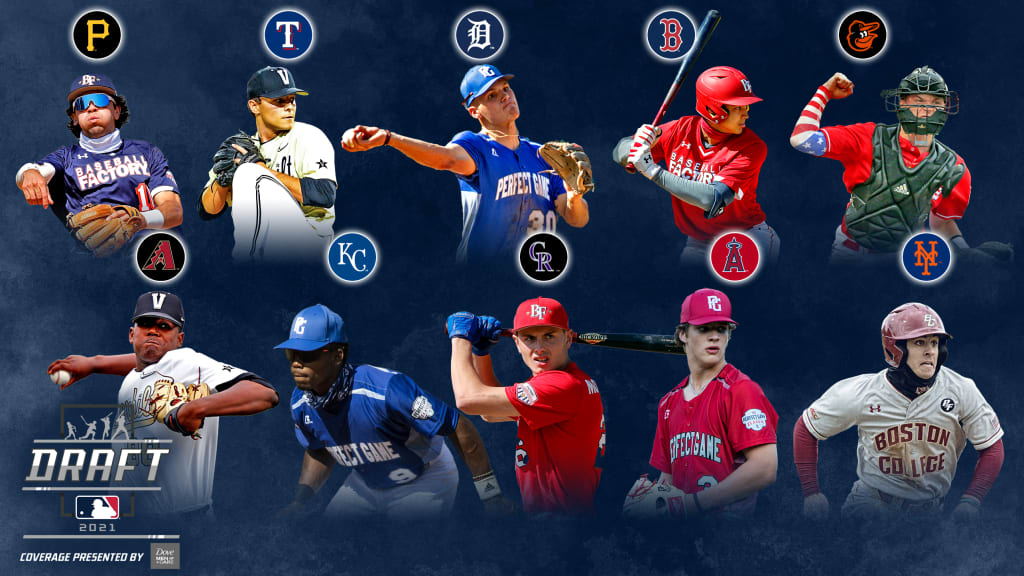 MLB mock draft top 10 picks July 7 2021