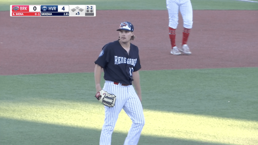 Hot Dodgers pitcher was throwing in Atlantic League last season