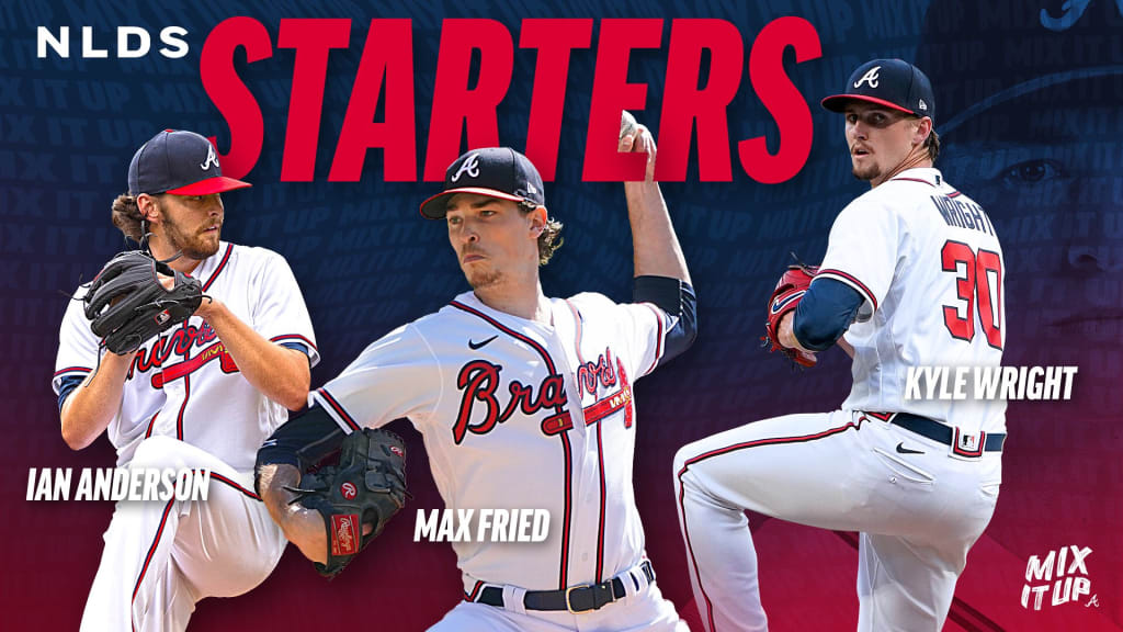 Atlanta Braves - Your NLCS starting pitchers! Game 1: Max Fried Game 2: Ian  Anderson Game 3: Kyle Wright #MixItUp