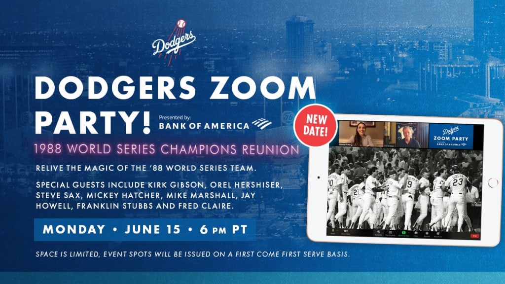 Dodgers' Zoom party toasts 1988 champs