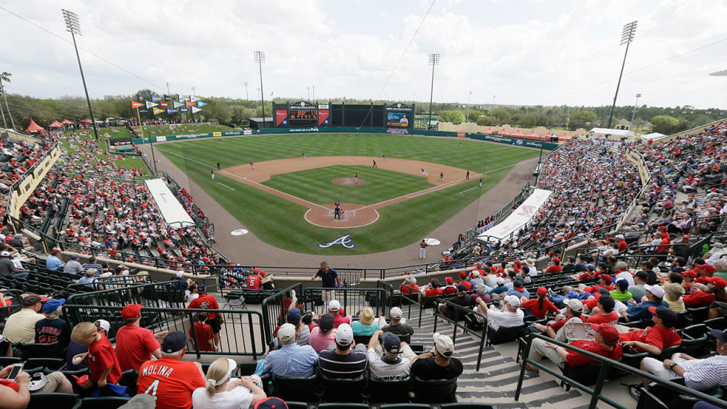 The Braves will play 18 of their 32 Florida Spring Training games at the Wide World of Sports Complex. (AP)