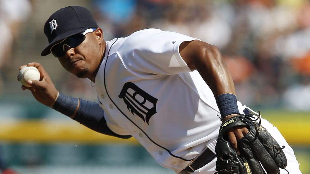 Ramon Santiago is looking forward to working with young infielders Dixon Machado and Jeimer Candelario. (AP)