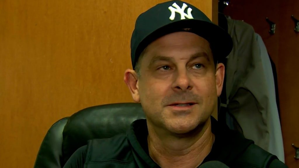 Aaron Boone reveals Yankees first order of business after clinching AL East