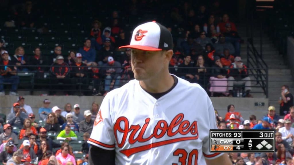 Kevin Gausman and Trey Mancini following Saturday's win over the