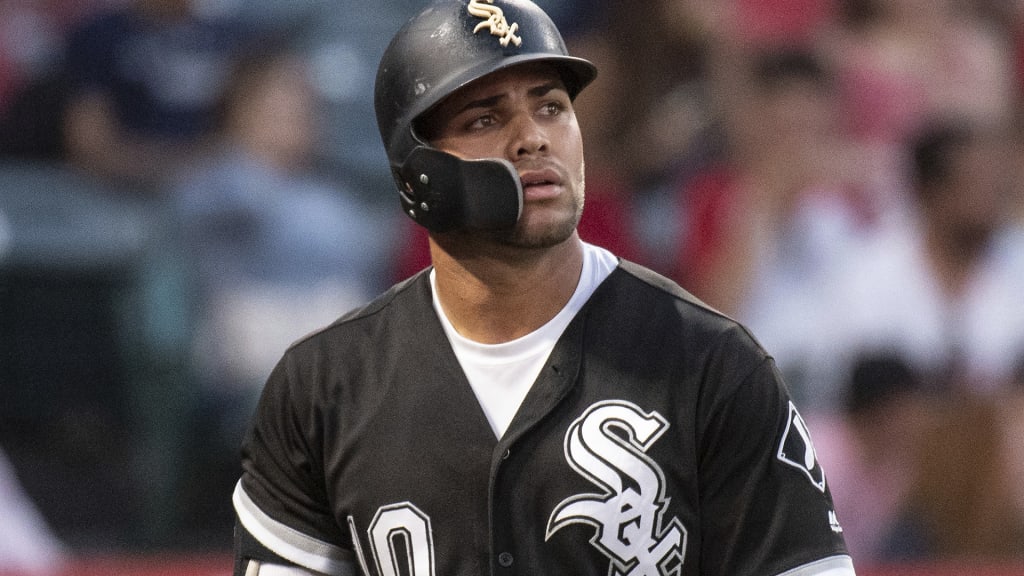 Chicago White Sox' Yoan Moncada during a baseball game against the Los Angeles Angels in Anaheim, Calif., Monday, July 23, 2018. (AP Photo/Kyusung Gong)