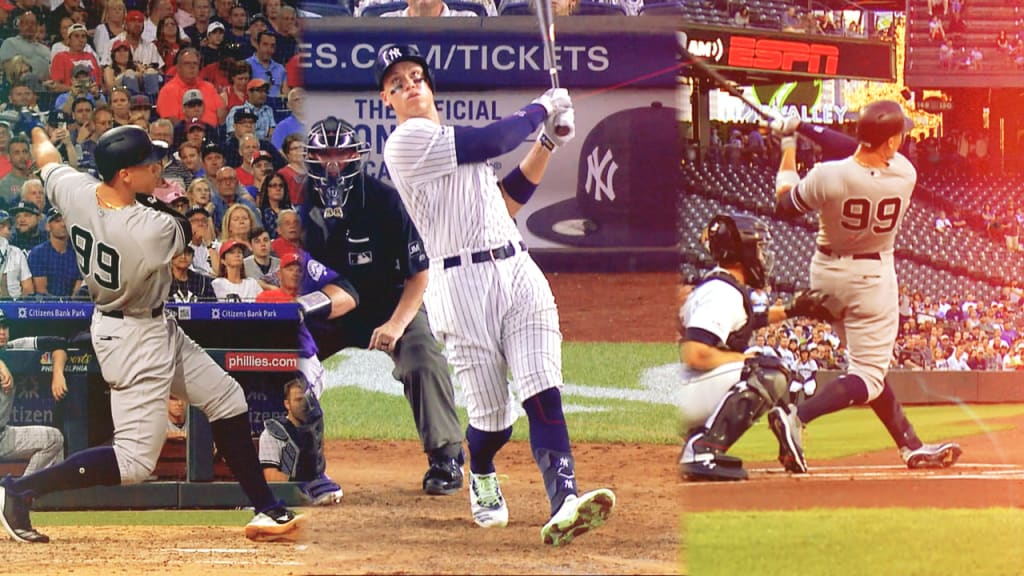 Judge's 1st 100 home runs