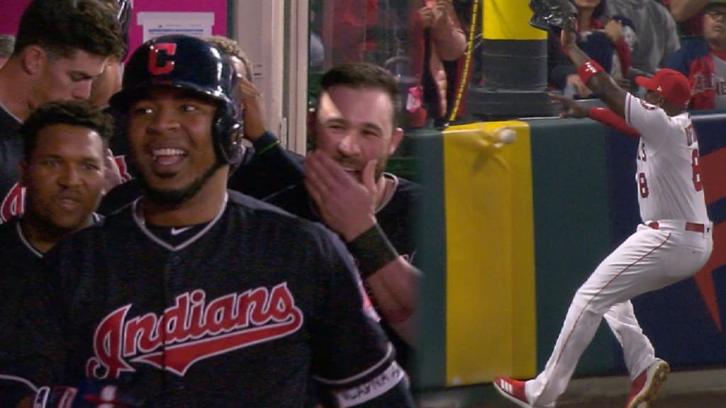 Cleveland Indians game 3 starter Mike Clevinger, in the dugout