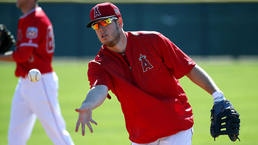 The Angels will count on C.J. Cron putting in significant time at first base this season. (AP)