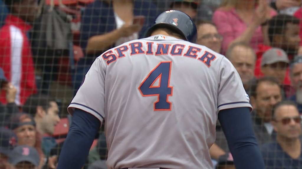 Houston Astros: The team's stance on George Springer's lower back tweak