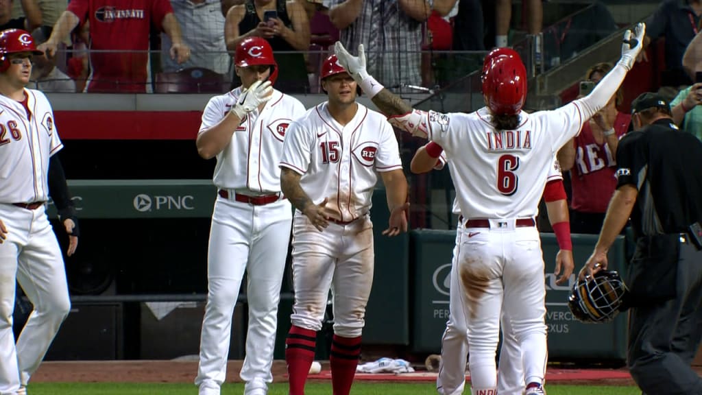India's first career grand slam helps Reds beat Marlins 11-2