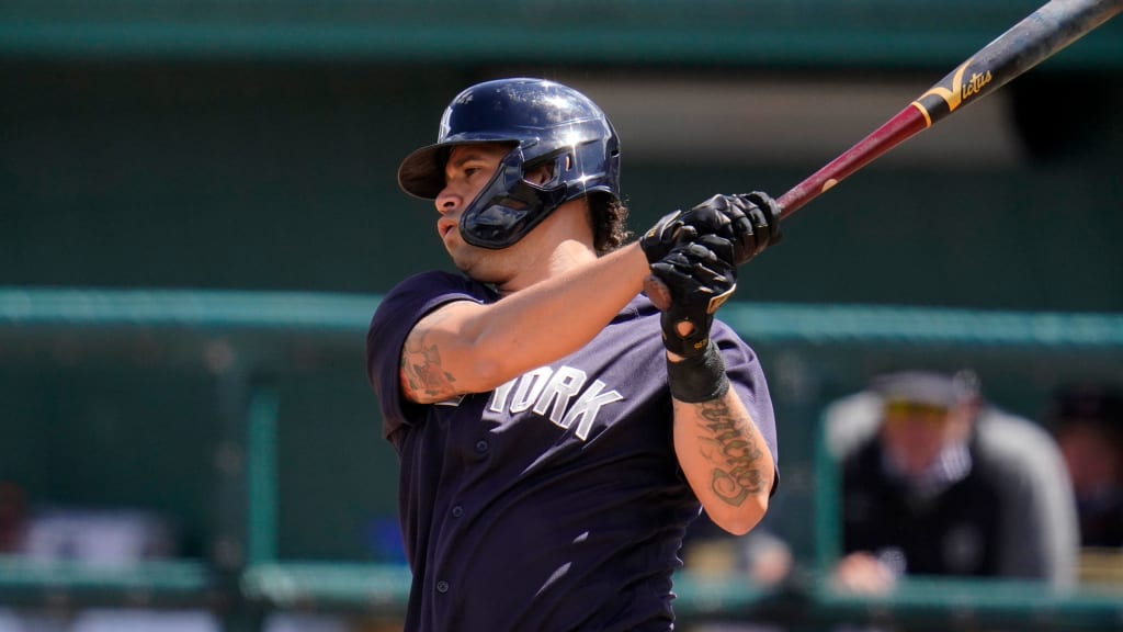 Gary Sanchez (catcher) & Tanner Swanson (catching coach) - New