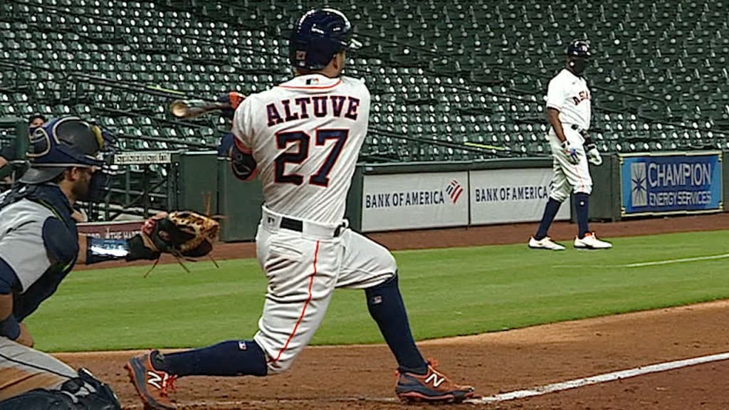 Alex Bregman's 100th career home run Monday night was exactly 100