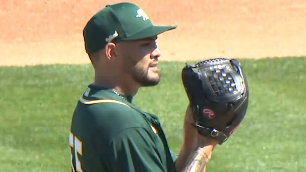 Sean Manaea K's 6 over 3 frames