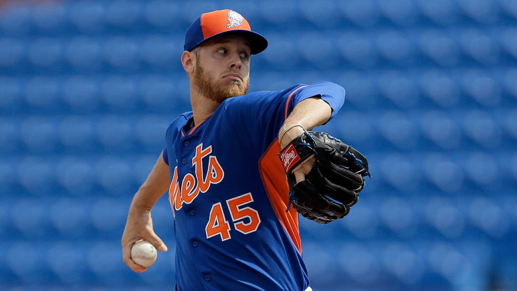 Mets right-hander Zack Wheeler is working out at the team's Spring Training complex in Port St. Lucie, Fla. (AP)