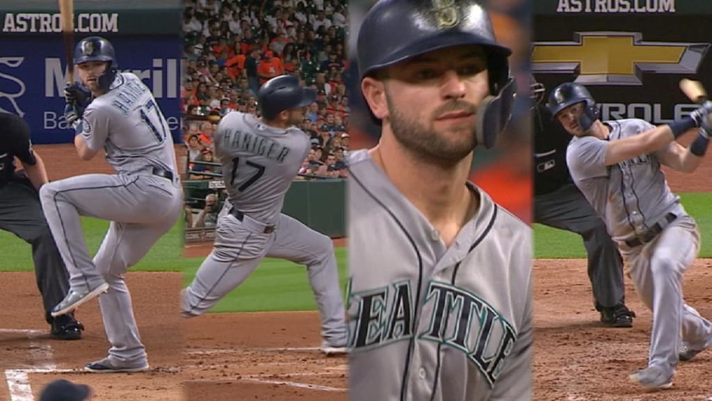Haniger's 4 hits at leadoff spot