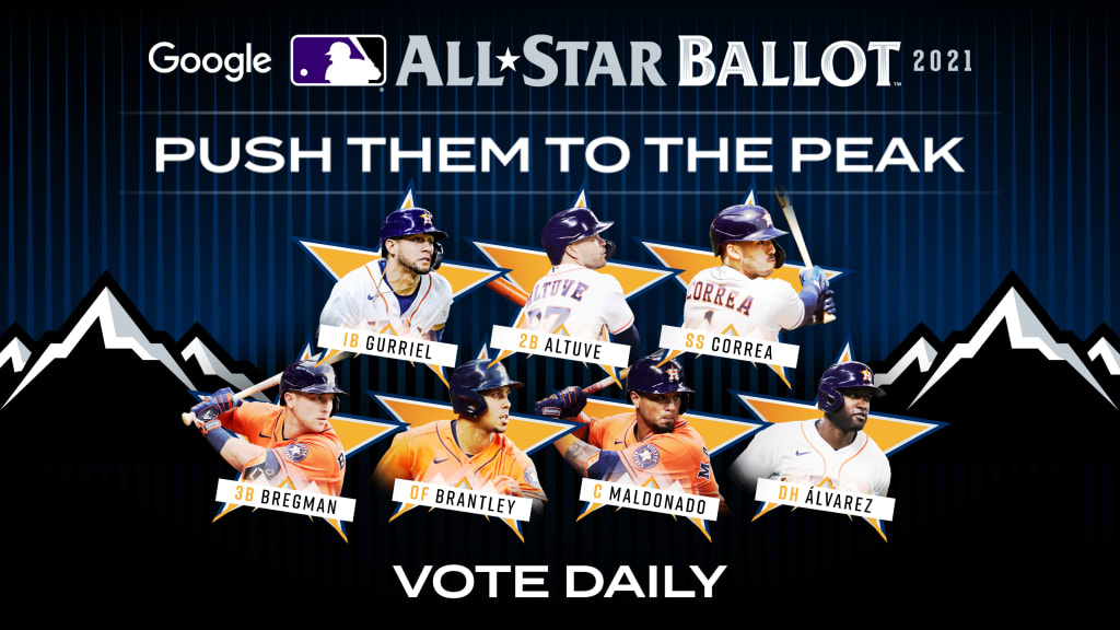 Astros 2021 All-Star ballot finalists