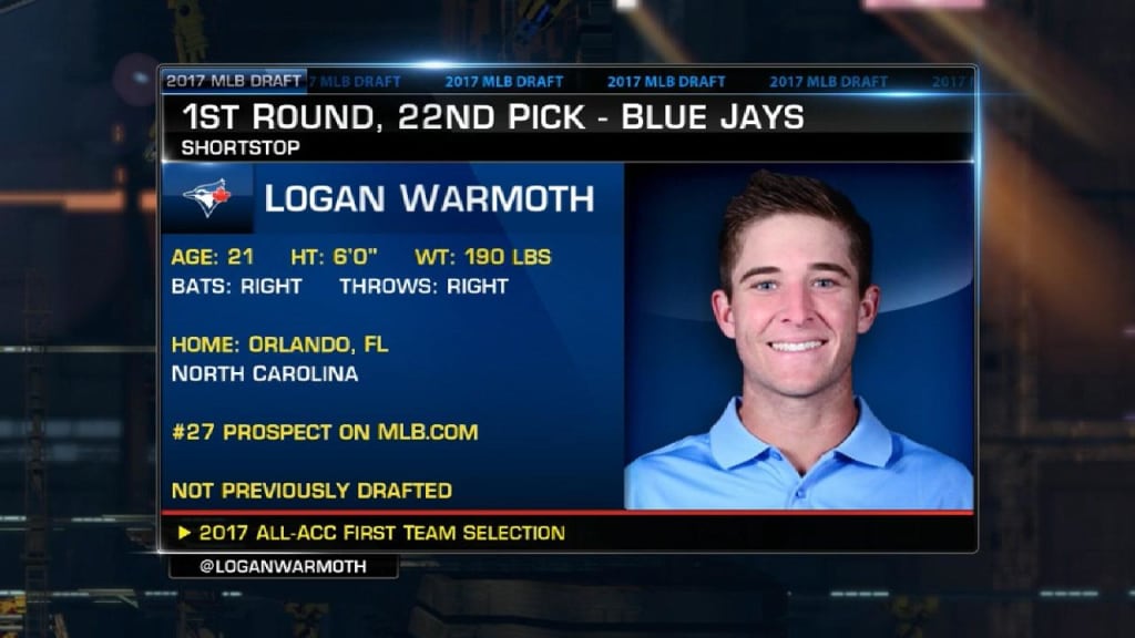 Hard work begins for Blue Jays' top draft picks Logan Warmoth