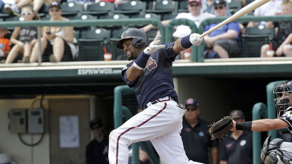 Emilio Bonifacio homered for the first time this spring in the third inning. (AP)
