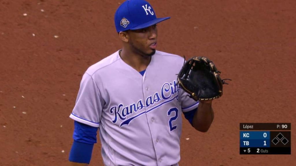 Lopez induces double play