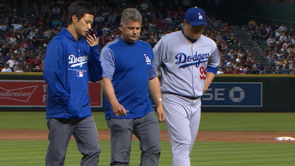 Ryu exits with groin strain